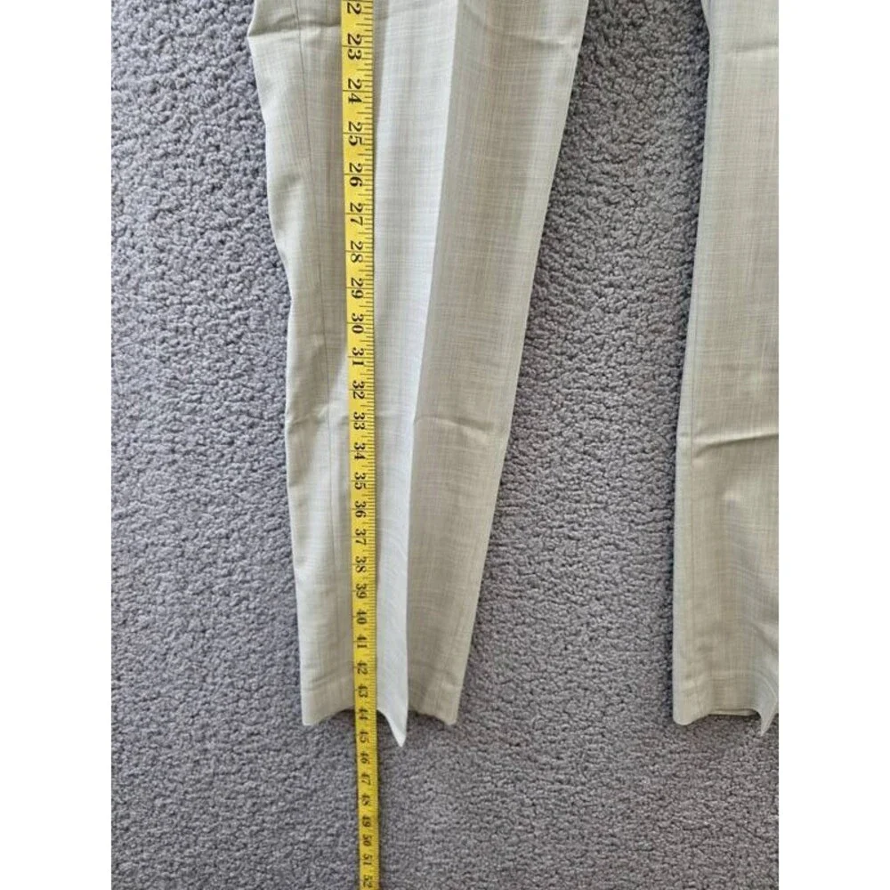 Calvin Klein Slim-Fit Dress Pants Men's 38Wx32L Taupe Solid Zip/Button Closure